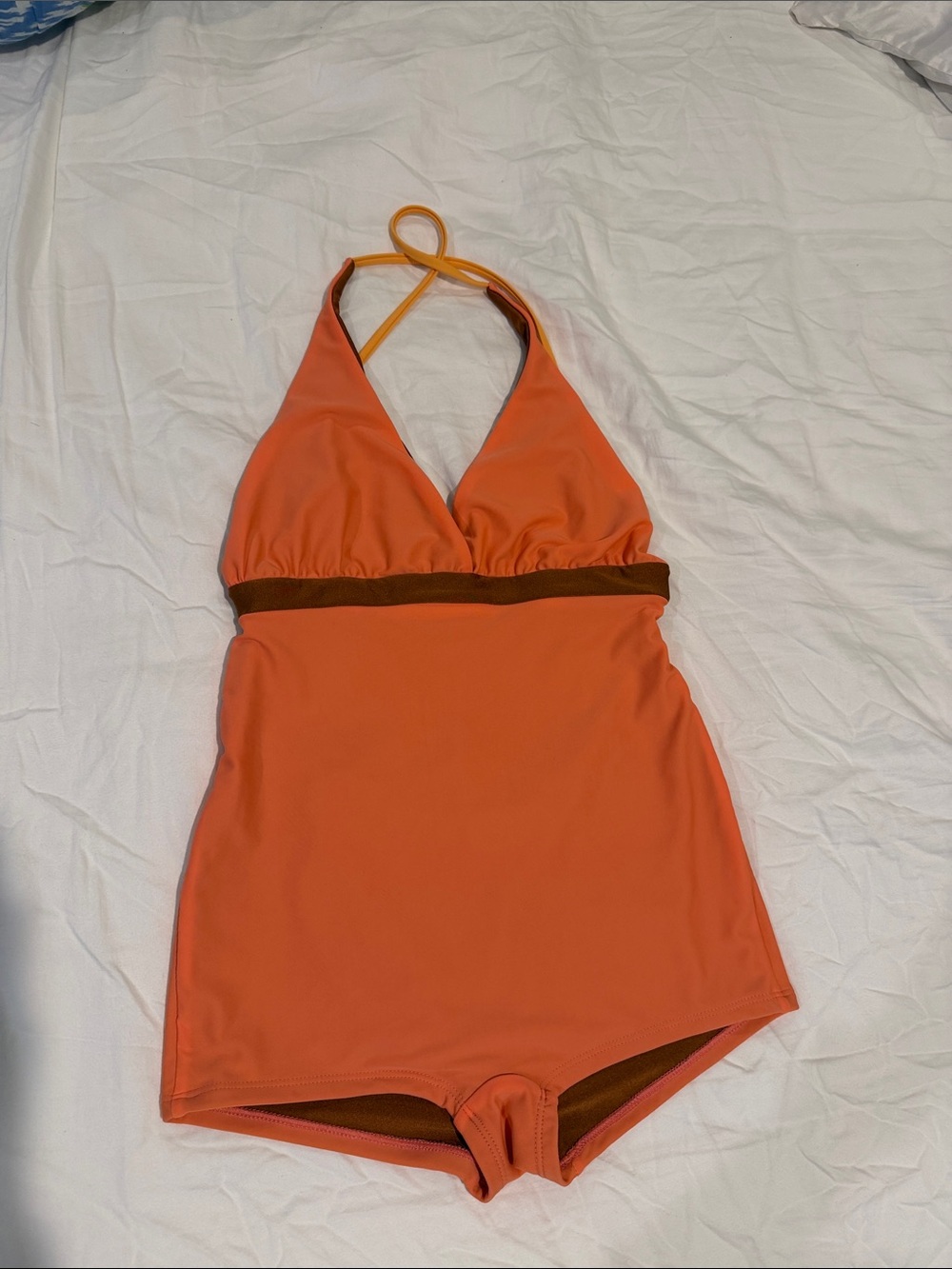 Seea San-O One Piece Size Medium in Bronze and Peach (Like New, Never Worn)